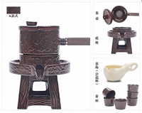 時來運轉(zhuǎn)-石磨茶具套裝