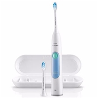 飛利浦（PHILIPS）電動(dòng)牙刷HX6616/50 成人充電式牙齦護(hù)理型聲波震動(dòng)牙刷 炫感冰藍(lán)