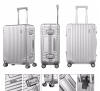DB3*25001 新秀麗經(jīng)典鋁箱登機(jī)行李箱  20寸-銀色
