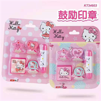 Kitty雙頭造型鼓勵(lì)印章組套裝 KT34603