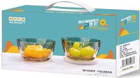 奧克玻璃餐具2件套