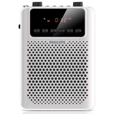 飛利浦（PHILIPS）SBM150 WHI 廣場(chǎng)級(jí)音效小音響 擴(kuò)音器 插卡音箱 REC錄音 FM收音功能 教學(xué)專(zhuān)用 白色.jpg